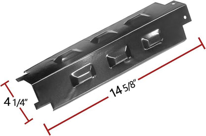 Hongso 14 5/8" x 4 1/4" Porcelain Heat Plate Shield Replacement Parts for Savor Pro GD4205S-M GD4210S GD4210S-B1, Charbroil 463439915 463436213, Thermos 461442114 Master Forge GD4833 GD4825 Gas Grills
