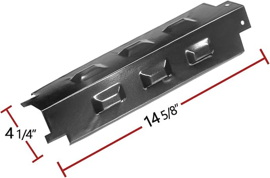 Hongso 14 5/8" x 4 1/4" Porcelain Heat Plate Shield Replacement Parts for Savor Pro GD4205S-M GD4210S GD4210S-B1, Charbroil 463439915 463436213, Thermos 461442114 Master Forge GD4833 GD4825 Gas Grills