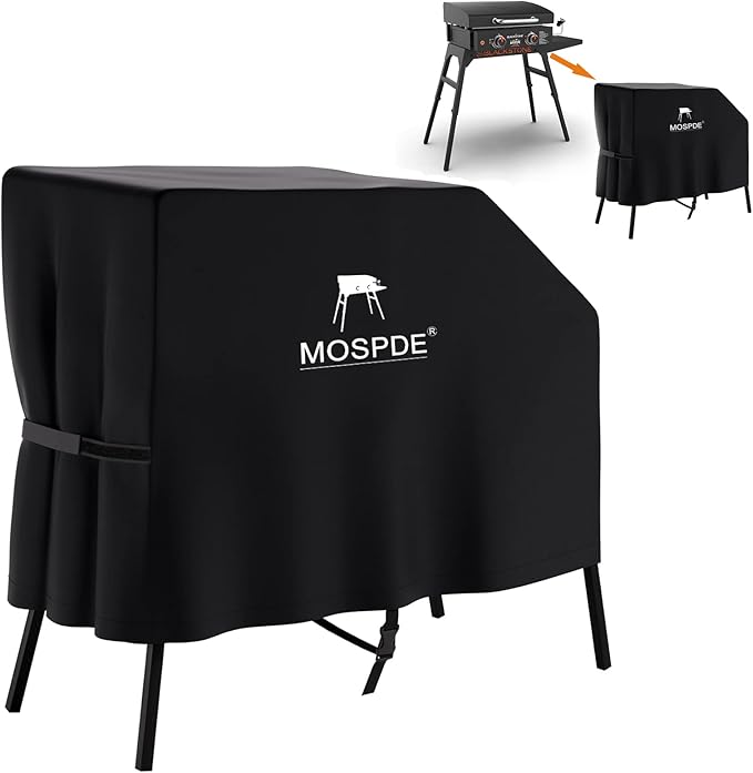Griddle Cover Fits for Blackstone 22 Inch 17 Inch Griddle with Hood and Stand, Waterproof Grill Cover for Blackstone 22" 17" Griddle with The Lid and Stand, 600D Heavy Duty Water-Resistant