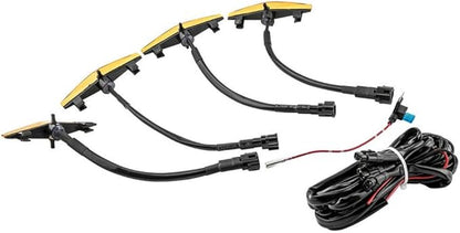 LED Amber Lights Compatible With 4Runner TRD Pro Grille 2014-Up SR5 Set Of 6