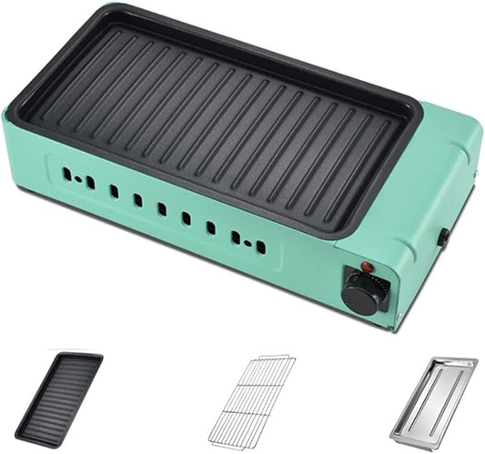 YYDS Charcoal Grill Multi-Function Barbecue Grill Small Household Electric Oven Small Frying and Roasting Dual Purpose (Size: 40 * 20 * 10cm) BBQ Grill (Color : B)