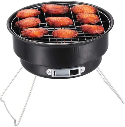 Portable Charcoal Oven Folding Lightweight Barbecue Grill Small Tool for Outdoor Camping Cooking Picnics Hiking Backyard