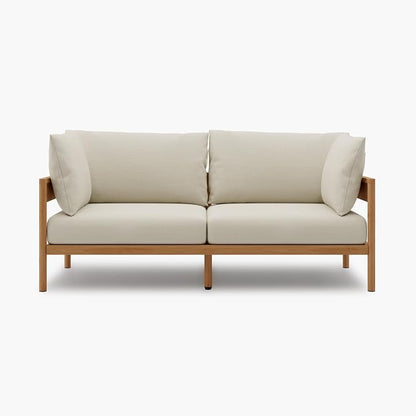 Acanva Vento Outdoor Patio Furniture Set, Loveseat | All-Weather Aluminium Frame, Water-Resistant Olefin Cushions, Patio Conversation Sets for Backyard, Garden, Porch