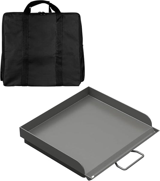 Professional Flat Top Griddle for Camp Chef Pro 60x, EX60B, EX60P, EX60PP Stove Grills, Outdoor BBQ Accessories for Camp Chef Most of 1, 2 Burners Camp Propane Stove Grill, 1 Carry Bag