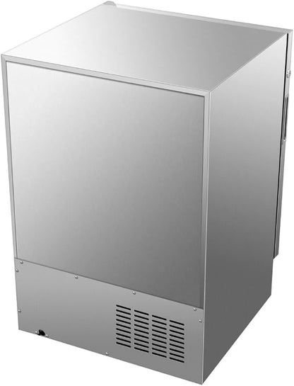 Equator 4.6 cu ft Outdoor/Indoor Refrigerator – Stainless Steel Beverage Cooler, 110 Can+6 Bottle Capacity, Built-In or Freestanding, IPX4 Waterproof, Frost-Free Cooling