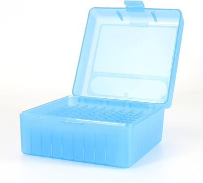 100 Round Rifle Ammo Can | Ammo Box | Flip-Top Ammo Bullets Case | Storage Box | Magazine Holder | Tool Box Storage for Travelling | Plastic Field Boxes | Locking Ammo Can