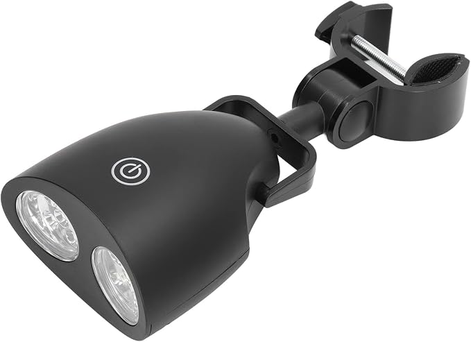 Portable BBQ Lamp with Adjustable Clamp, 10 LED Lights, Touch Switch Design for Charcoal and Gas Electric Grill