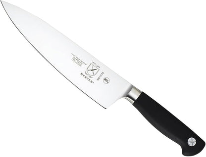 Mercer Culinary M21078 Genesis 8-Inch Short Bolster Chef's Knife,Black