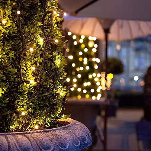 105ft 300 LED Christmas String Lights, Christmas Lights | End to End Plug 8 Modes UL Certified Outdoor Indoor Fairy Light Christmas Tree, Garden, Party, Wedding, Holiday (Warm White)