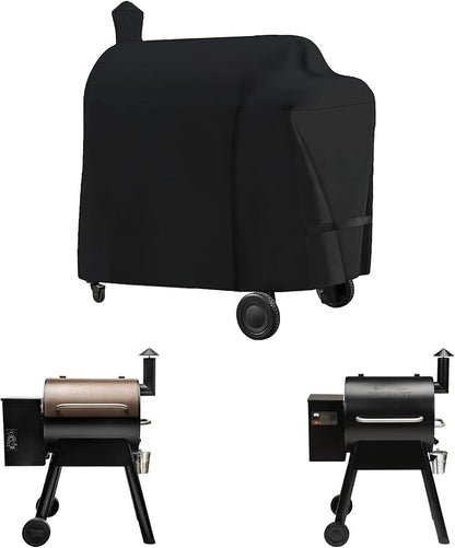 Grill Cover Fits Traeger Pro 575 & Pro 22 (TFB82KLF, TFB57KCL, TFB30KLF, TFB29BKLF) Electric Grill and Smoker,Compared to Traeger BAC503, Cover Geny Outdoor Heavy Duty Waterproof BBQ Grill Cover