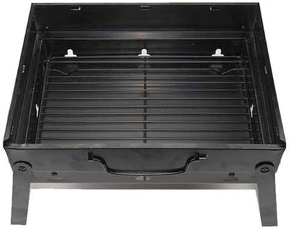 Portable Charcoal Grill for Camping BBQ, Outdoor Barbecue Grill Rack, Stainless Steel Charcoal Grills BBQ for Family Picnic, Camping Grill for 2-3 People,A-1