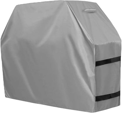 OutdoorLines Waterproof Heavy Duty BBQ Grill Cover - Universal Barbecue Grill Covers UV Resistant Barbeque Gas Grill Cover for Outdoor Outside Grill, 72L x 26W x 51H Inch, Gray