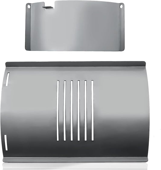 Flame Broiler Kit for Pit Boss 340 440 Series Pellet Grills with Slide Cover and Bottom, Grill Replacement Parts for Pit Boss PB340, PB340TGW1, PB440, PB440D, Tailgater PB440TG1, Ranch Hand PB440TGR1