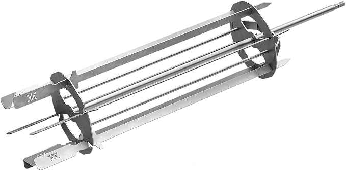 Breeo Rotisserie Skewers - Rotisserie Grill Accessory | For chicken, turkey, BBQ & kabobs, live fire cooking accessories