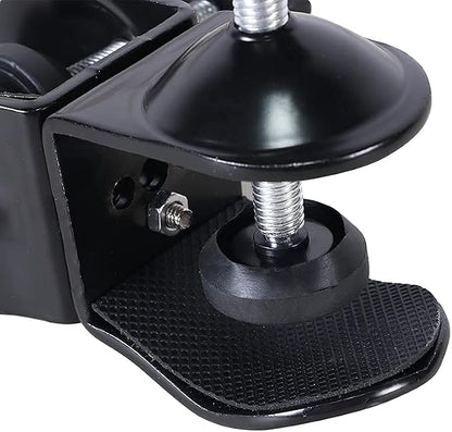 Universal Multifunction Dual C-Clamp, Paired with NextLED NT-7728 NT-7647-F Magnetic BBQ Gooseneck Grill Light, For Handle and Stainless Surface, Compatible for Weber, Traeger, Green Egg Grills