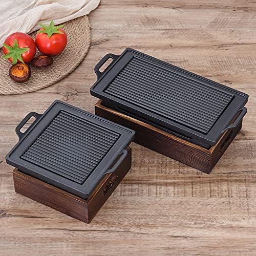 Smokeless Portable Charcoal Grill for Camping BBQ Grills Outdoor Barbecue Grill, Korean Japanese Charcoal Oven Alcohol Stove Household Non-Stick Cooking Tools,A-1