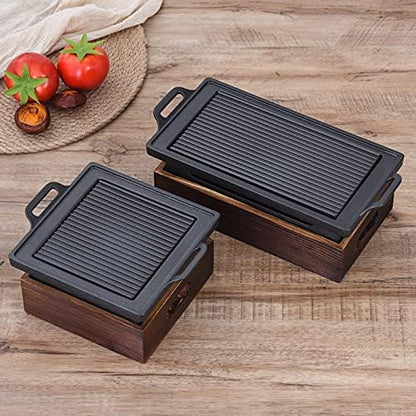 Smokeless Portable Charcoal Grill for Camping BBQ Grills Outdoor Barbecue Grill, Korean Japanese Charcoal Oven Alcohol Stove Household Non-Stick Cooking Tools,A-1