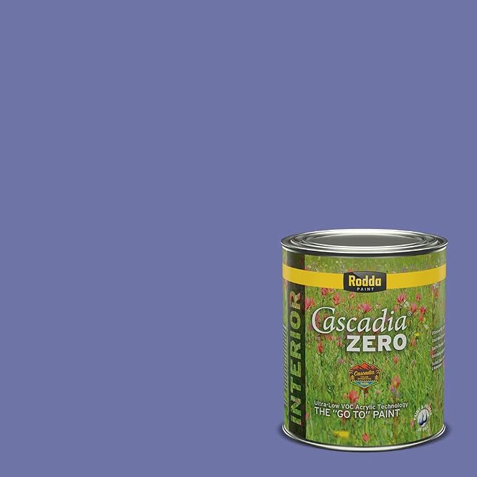 Rodda Paint CASCADIA ZERO Interior Semi-Gloss Paint & Primer in One, Quart, Fresh Take