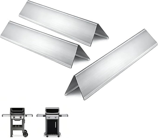Spirit E-210 15.3" Flavorizer Bars for Weber Spirit I II & GS4 200 Series E210 E220 S210 S215 S220 with Front Control, 7635 Stainless Steel Flavor Bar Fits Weber 67045 68842 69796 Replacement Parts