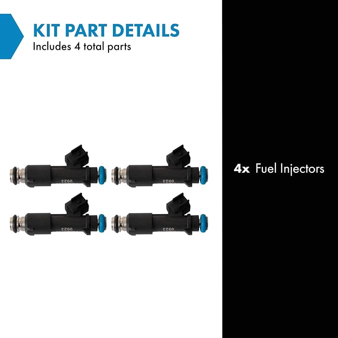 TRQ Fuel Injector Set | For 2009-2012 Chevrolet Colorado GMC Canyon