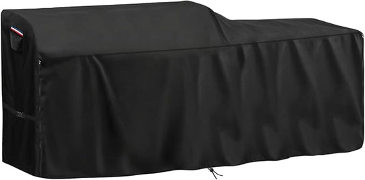 110 Inch Island Grill Cover, Outdoor Kitchen BBQ Waterproof Cover | Heavy Duty Outdoor Large Island Covers for Patio BBQ, 110"L x 28"W x 49"H