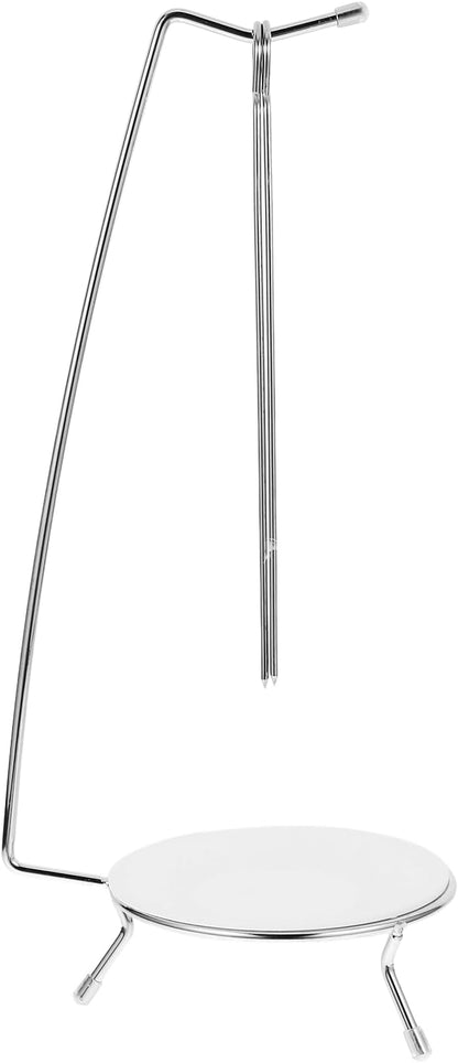 BESTOYARD Stainless Steel Bbq Skewer Stand 2-Pack Vertical Hanging Rack for Kebab Grilling Outdoor Cooking Tools for Backyard and Tailgate Parties