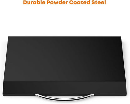 Stanbroil Hard Cover Hood for Royal Gourmet GB4001 36" 4-Burner Gas Griddle, Hard Top Lid with Handle, Black