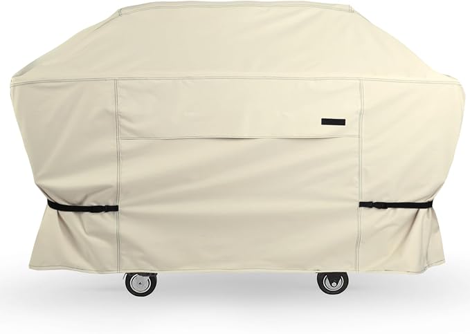 NettyPro Griddle Cover for Blackstone 36 inch Griddle Waterproof Heavy Duty 4 Burner Flat Top Gas Grill Cover 36" Cooking Station, Beige