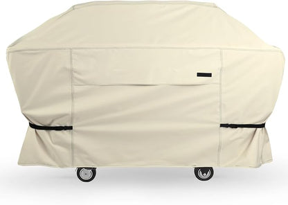 NettyPro Griddle Cover for Blackstone 36 inch Griddle Waterproof Heavy Duty 4 Burner Flat Top Gas Grill Cover 36" Cooking Station, Beige