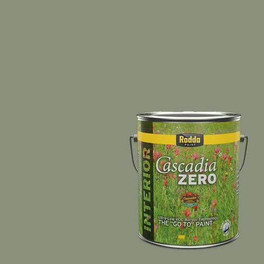Rodda Paint CASCADIA ZERO Interior Semi-Gloss Paint & Primer in One, 1-Gallon, Bowling Green