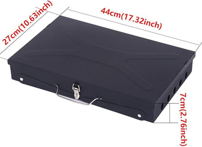 Folding Portable Barbecue Charcoal Grill, Easy to Assembly & Clean, for Travel, Outdoor Cooking and BBQ, Camping Grill Picnic Patio Backyard，Picnics for 3-5 Person