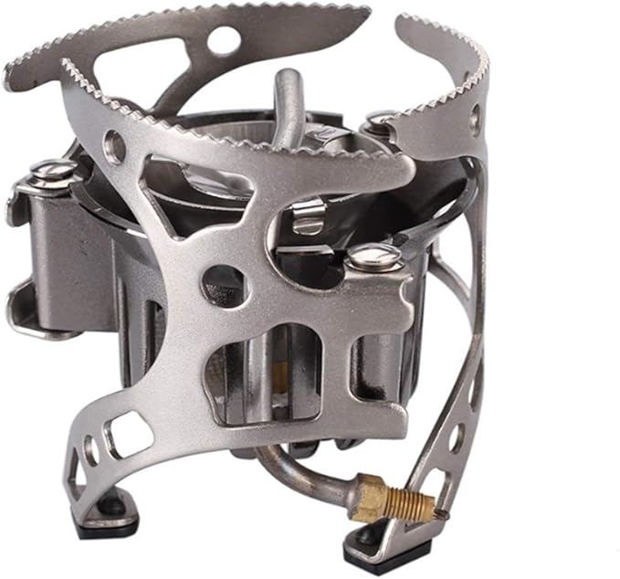 Camping Stove Portable Folding Stainless Steel Charcoal Barbecue Grill Camp Firepit Outdoor Camping Wood Burning Stove