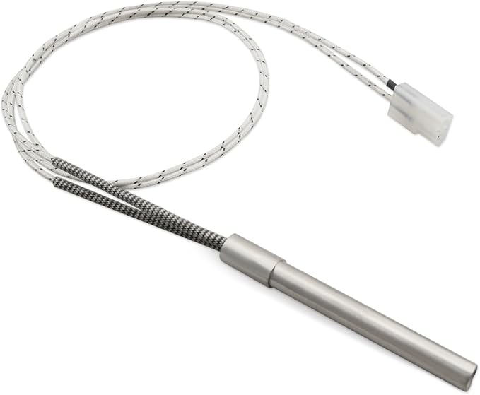 16801-20B Hot Rod Igniter Fit for Oklahoma Joe's Rider 600 900 Combo DLX, Pellet Grill Hot Surface Igniter, 200W 120V Temperatures UP to 1,200°F