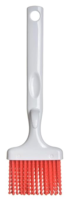 SPARTA 4040505 Silicone Basting Brush With Red Bristles, 3 Inches, Red