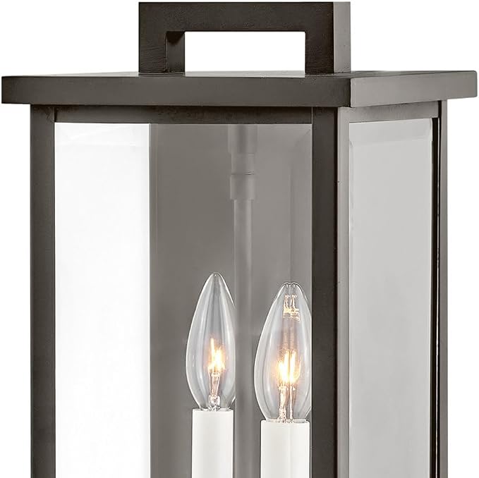 Hinkley Weymouth Medium Outdoor Wall Rectangle Lantern, Oil Rubbed Bronze