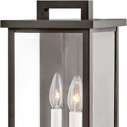 Hinkley Weymouth Medium Outdoor Wall Rectangle Lantern, Oil Rubbed Bronze
