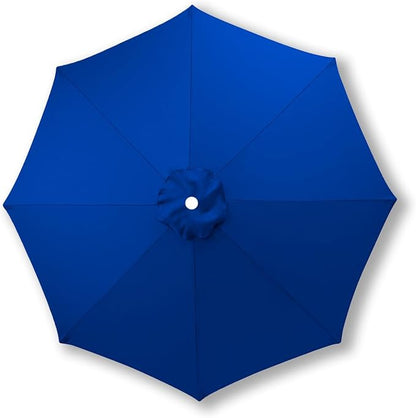 10ft/9ft/7.5ft Patio Umbrella Replacement Canopy for 6/8 Ribs, Outdoor Market Patio Table Umbrella Top Canopy Cover for Backyard Garden Courtyard Swimming Pool