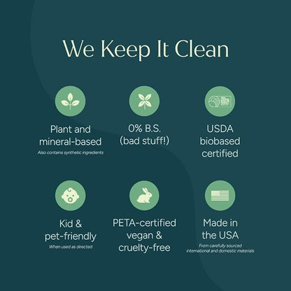 Puracy All Purpose Cleaner Concentrate – Plant-Powered Multi-Surface Cleaner - Surface Cleaner Solution As Seen on TikTok (Organic Lemongrass, 16 fl oz, 3 Pack)