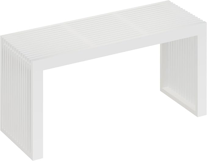 APRTAT Bamboo Dining Bench 35-Inch Indoor Wood Shoe Rack Bench for Entryway | Easy Assemble, Sturdy & Durable,Slatted Design,Versatile Everyday Seating,Living Room Hallway Bedroom Bathroom