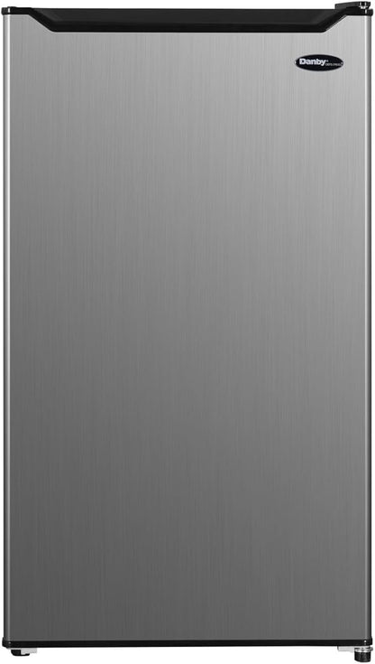 Danby Diplomat 3.2 cu. ft. Compact Refrigerator in Stainless Steel Look DCR033B2SLM