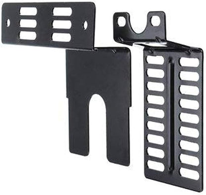 Motor Bracket, 2PCS Stainless Steel Barbecue Grill Use Tool, High Hardness Safe Outdoor Camping Rotisserie Support Plate BBQ Accessories, Easy Install