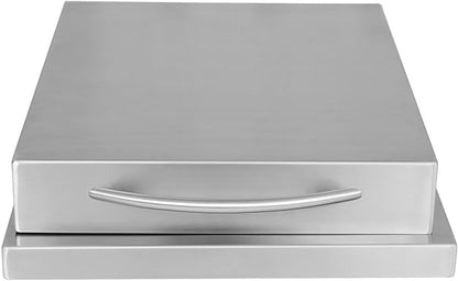 Blaze Grills BLZ-SB1-LP 12,000 BTU Drop In Stainless Steel Conventional Propane Gas Single Side Burner Cooking Accessory with Closing Shield Cover