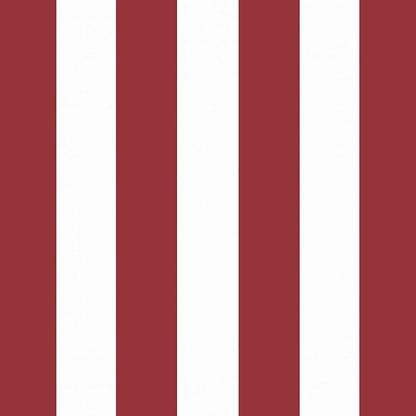 Arden Outdoor Chaise Cushion, 21 in x 72 in, Weather-Proof, Rain-Proof, Fade Resistant Patio Cushion for Chaise Lounger Ruby Red Cabana Stripe | Lounge Cushion, Weather-Proof, Rain-Proof, Fade Resistant for Chaise Lounger, Mold and Mildew Resistant
