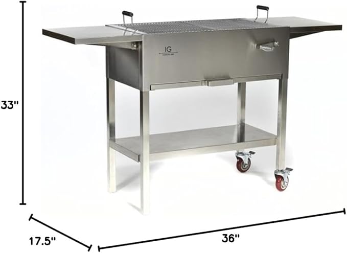 IG693247 Stainless Steel Barbeque Grill - (Silver)