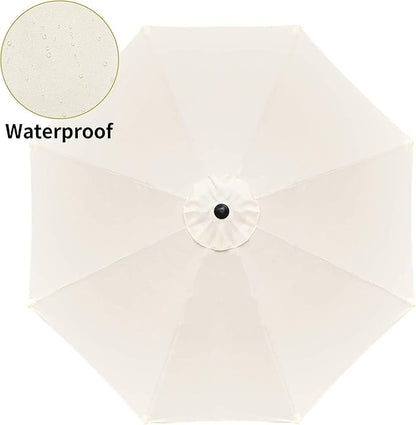 Simple Deluxe 9' Patio Umbrella Outdoor Table Market Yard Umbrella with Push Button Tilt/Crank