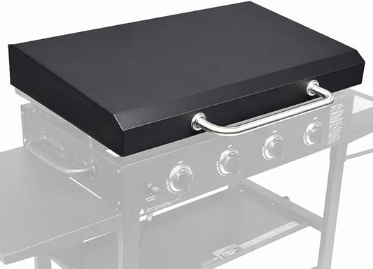 Upgraded Griddle Lid for Blackstone 36 inch Griddle, Hinged Lid Griddle Hard Cover for Blackstone 1554 1836 1825 1818 1565 1866 1984 1560 1863 2122, Heat Resistant Hard Top Lid Cover for Black Stone