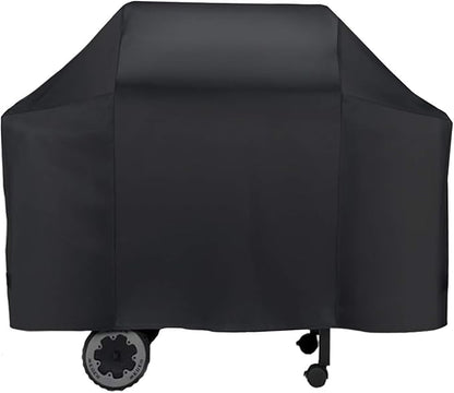 Kingkong 7573/7106 Grill Cover for Weber Spirit 200, 300 Series and Genesis Silver Gas Grill with Grill Brush, Tongs and Thermometer
