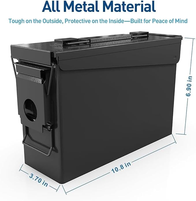HARDROCK Metal Ammo Can, Ammo Box