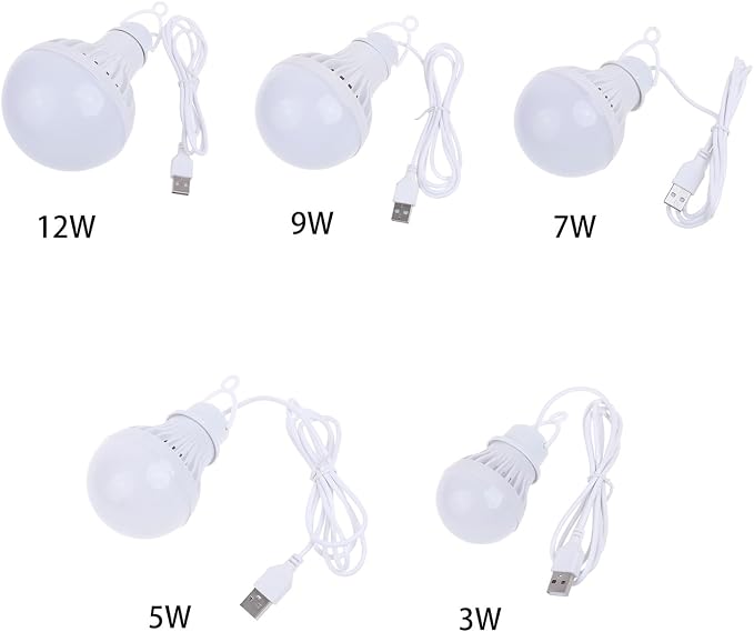 White USB Light Portable BBQ Lamp LED Lamp Bulbs Led Bulb for Beach Tent USB