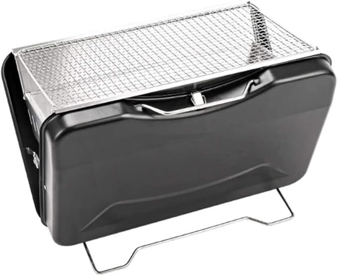 Charcoal Grills BBQ Grill Portable Charcoal Grill Foldable BBQ Grill Outdoor Picnic Patio Backyard Travel Beach Wild Cooking Charcoal Grill for Cooking(A)